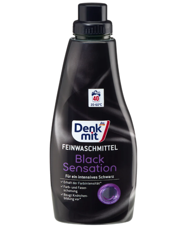 DenkMit гель для прання чорної білизни 1л на 40 прань
