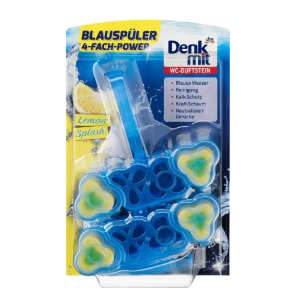 Denkmit гігієнічний блок для унітазу 2*48г Blue Lemon Splash