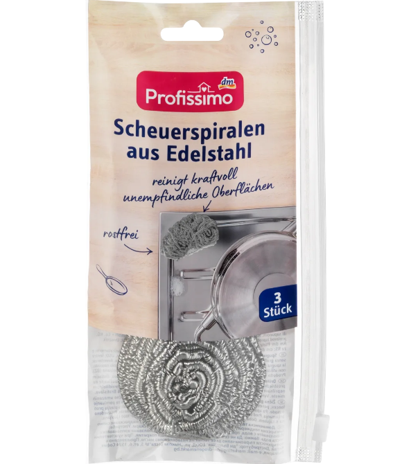 DenkMit губки из нержавеющей стали Profissimo (3 шт)
