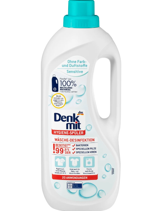 Denkmit Hygiene-Spüler Wäsche-Desinfektion антибактеріальний ополіскувач для білизни 1,25л.