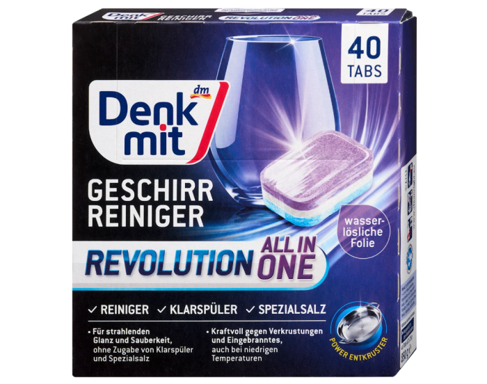 Denkmit Multi-Power Revolution таблетки для посудомоечных машин 40 таблеток