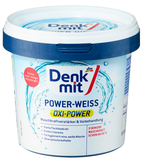 DenkMit Порошок для видалення плям Oxi Power White, 750 г