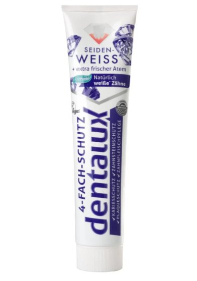 Dentalux отбеливающая зубная паста Seiden Weiss 125 мл