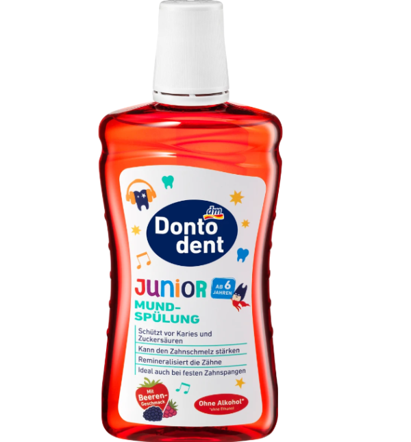 Dontodent Детский ополаскиватель для полости рта от 6 лет 500 ml с клубникой