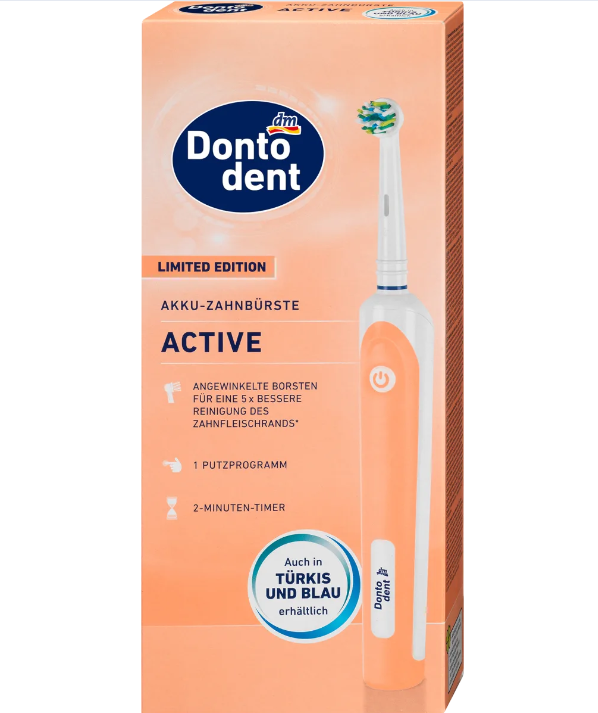 Dontodent Електрична зубна щітка Active (бежевий)
