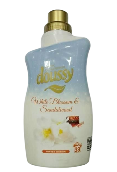 DOUSSY КОНДИЦИОНЕР ДЛЯ ТКАНИ WHITE BLOSSOM & SANDALWOOD 1Л -33 СТ