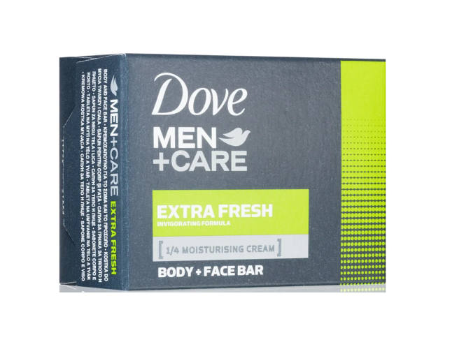 Dove MEN Мило шматкове для обличчя та тіла 90 г