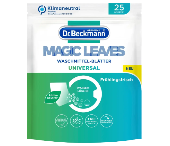 Dr. Beckmann салфетки для стирки Magic Leaves (Универсальные) 25 шт