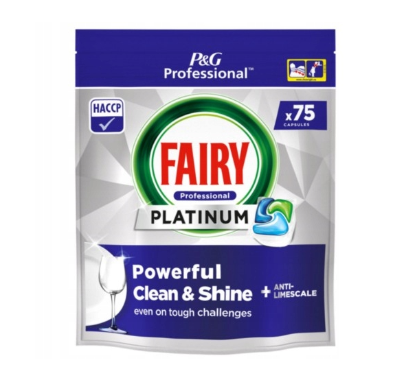 Fairy Platinum капсулы для посудомойки All in One 75 шт