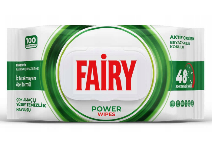 Fairy Вологі серветки для прибирання 100 шт. Універсальні