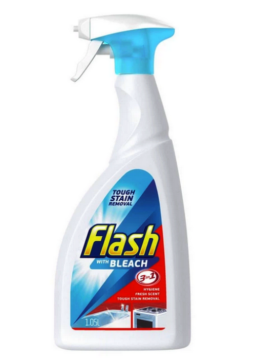 Flash універсальний Спрей-очисник з відбілювачем 3 в 1. 1,05л