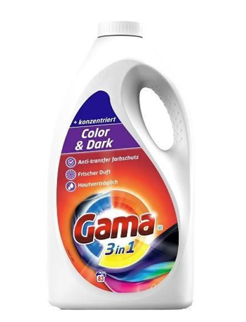 Гель для стирки цветных и черных вещей Gama (Vizir)  4,15л - 83 стирок