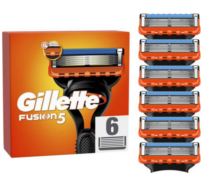 Gillette Fusion 5 змінні картриджі 6 шт в уп