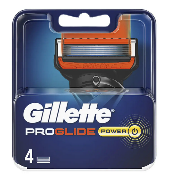 Gillette Fusion ProGlide Power змінні картриджі 4 шт в уп