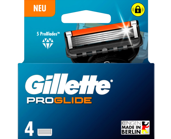 Gillette Fusion Proglide змінні касети для гоління 4 шт