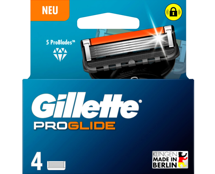 Gillette Fusion Proglide сменные кассеты для бритья 4 шт