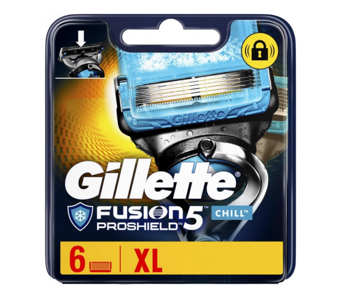Gillette Fusion  ProShield сменные картриджи 6 шт в упаковке