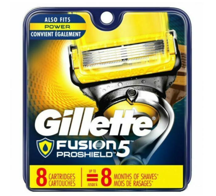 Gillette Fusion  ProShield сменные картриджи 8 шт в упаковке