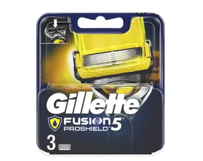 Gillette Fusion ProShield змінні касети 3шт в упаковці