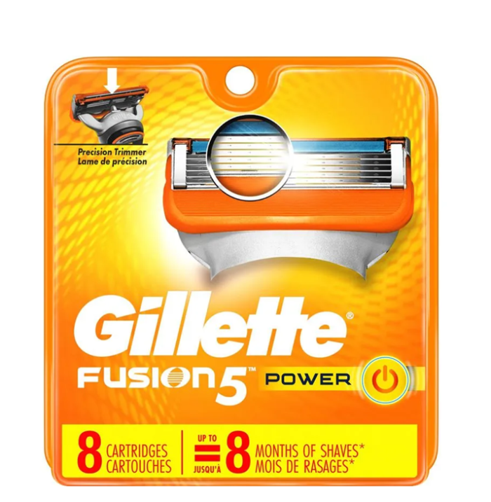 Gillette Fusion5 сменные картриджи 8 шт в упаковке USA