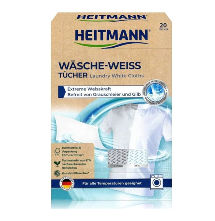 HEITMANN серветки відбілюючі 15шт