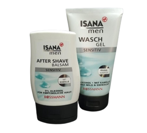 Isana (бальзам после бритья Sensitiv 100 мл + гель для умывания Sensitiv 150 мл) НАБОР
