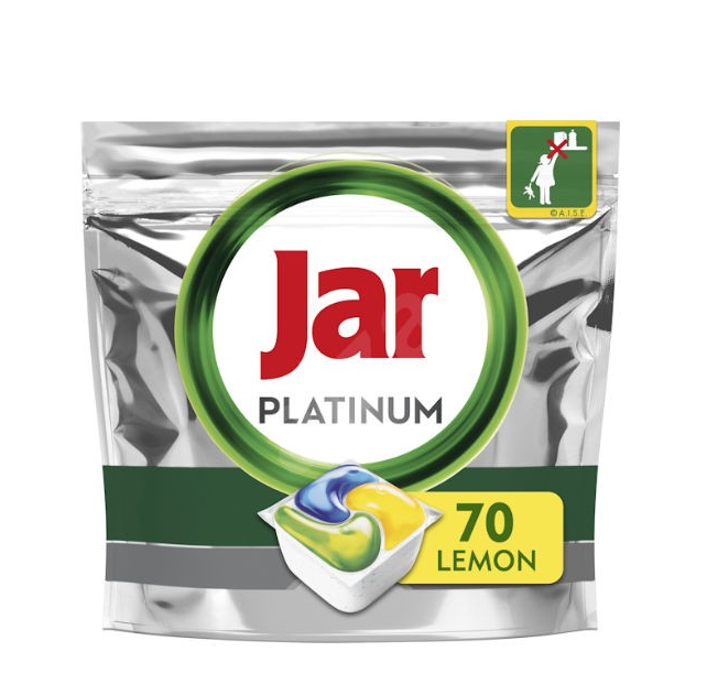 Jar Platinum капсулы для посудомойки All-in-One  (70шт)