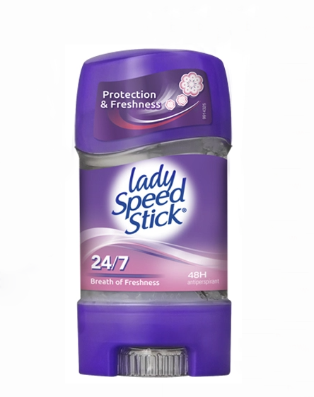 Lady Speed Stick антиперспірант гелевий «Дихання свіжості» 65г