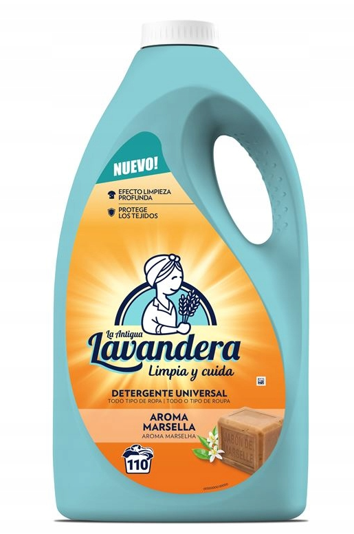 Lavandera Гель для прання 4,95л - 110 пр Марсельське мило