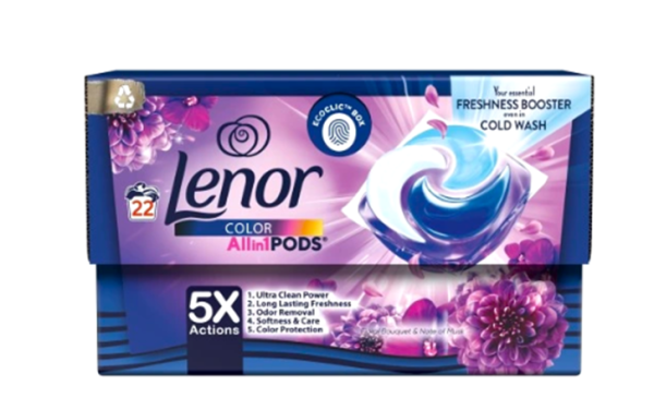 Lenor color капсули для прання 22 шт Amethyst
