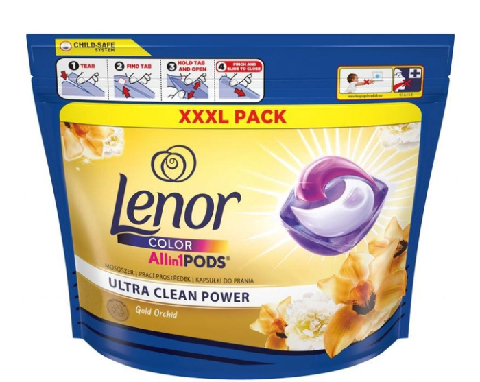 Lenor капсулы для разноцветной стирки 54 шт