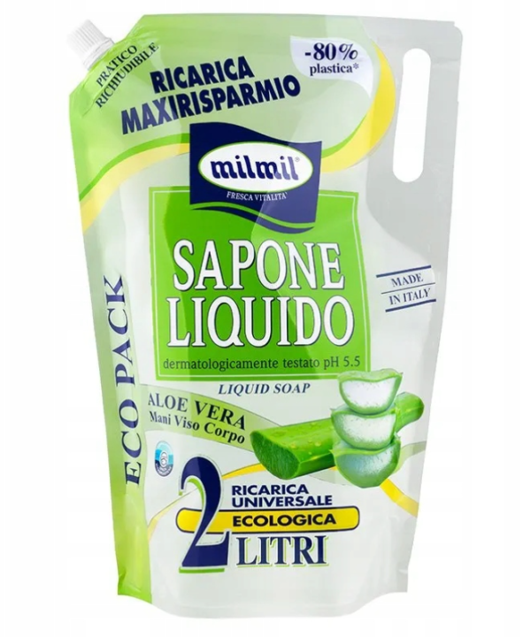 MilMil жидкое мыло Алоэ 2л