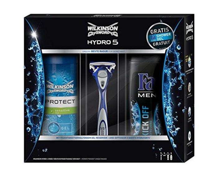 Набір Wilkinson Sword Hydro 5 Верстат з 1 картриджем+Wilkinson Sword Гель гоління 200 мл+Fa Гель д/душа 250 мл