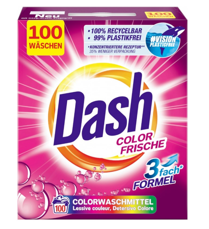 Стиральный порошок DASH для цветного белья  100 ст