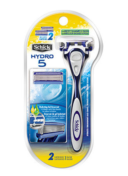 Schick Hydro 5 Razor верстат з двома картриджами. США