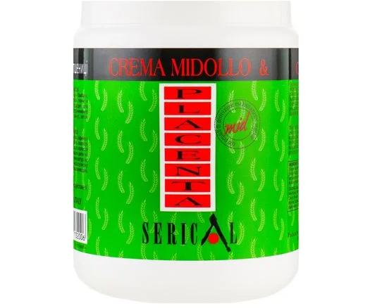 Serical Crema Midollo & Placenta Крем-маска для волос с вытяжкой бамбука и плаценты пшеницы 1000 ml