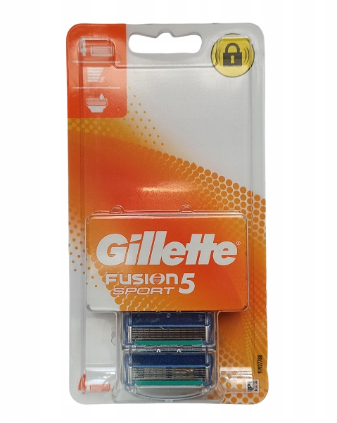 Gillette Fusion 5 SPORT змінні картриджі 4шт в упаковці