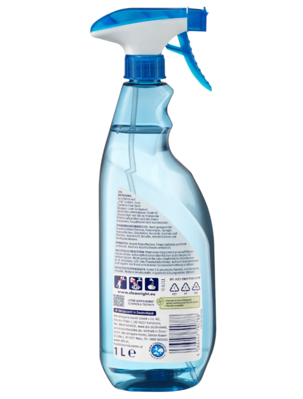 Спрей для стекол DenkMit Glasreiniger 1л