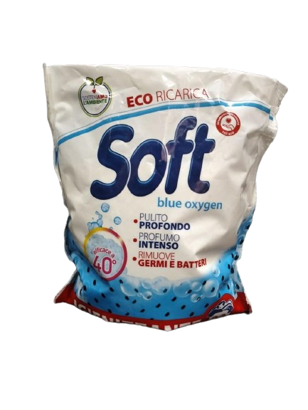 Стиральный порошок Soft Blu Oxygen универсальний 1.1кг - 22 ст