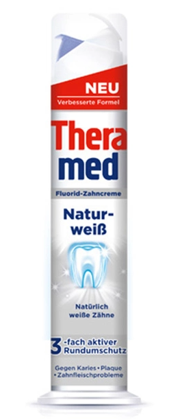 Theramed зубная паста (колба) 100 ml  Natur Weiss